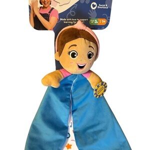 Miss Rachel Blue and Pink Plush Doll